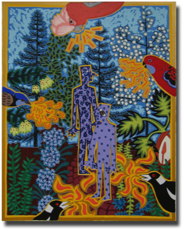 Song Birds of Australia
23" x 20" framed
$650 Song Birds of Australia
23" x 20" framed
$650